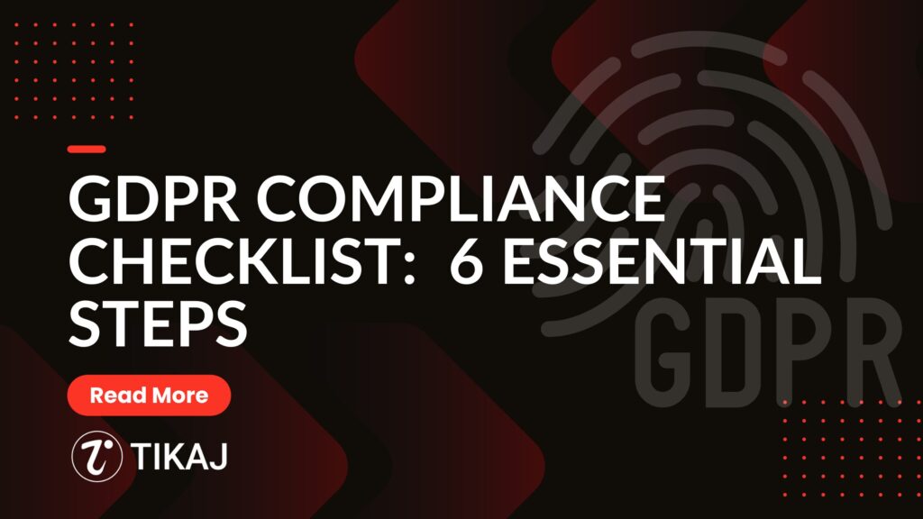 Gdpr compliance checklist