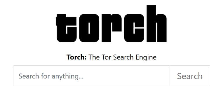 torch dark web search engine